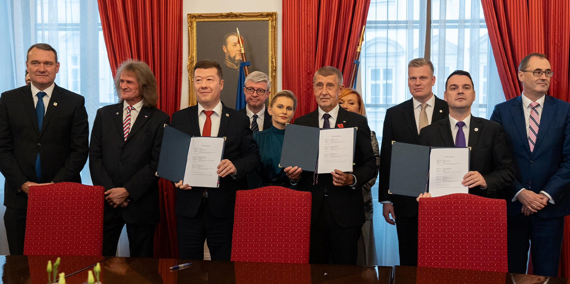 Çekya'da 3 parti koalisyon anlaşması imzaladı