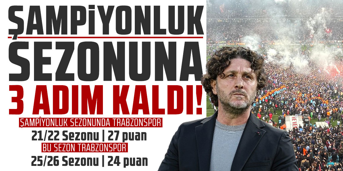 ŞAMPİYONLUK SEZONUNA 3 ADIM KALDI!
