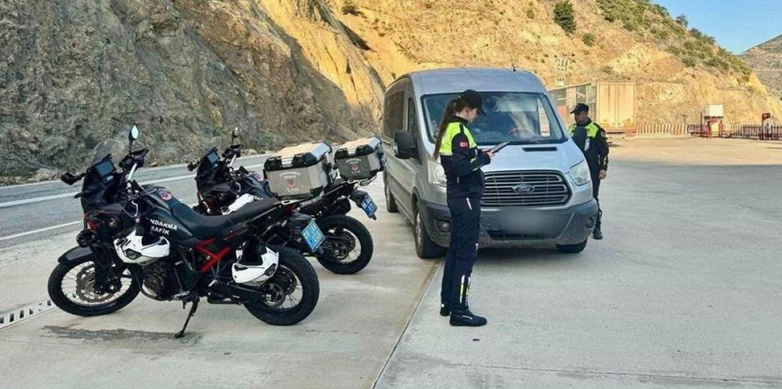 Artvin’de 22 bin araç denetlendi, bin 135 sürücüye işlem yapıldı