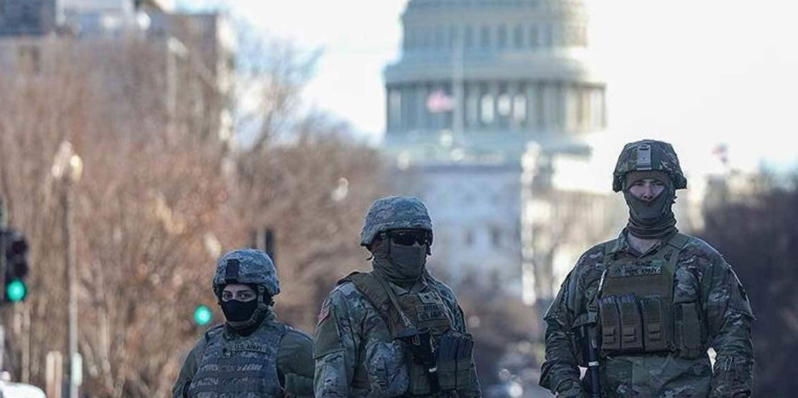 Washington'daki ulusal muhafızların görev süresi uzatıldı