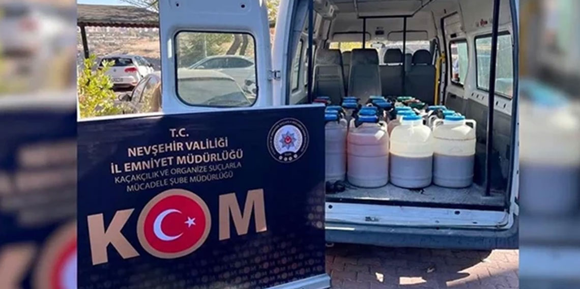 81 ilde alkollü içki kaçakçılığı ve sahteciliğine yönelik operasyon