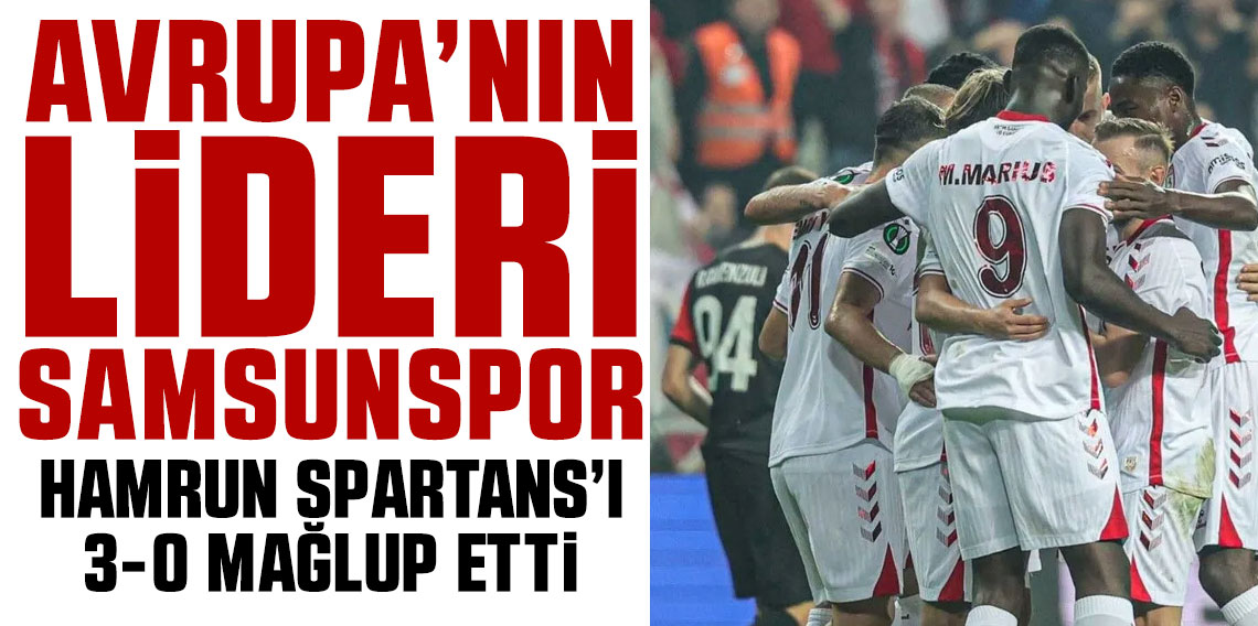 AVRUPA’NIN LİDERİ SAMSUNSPOR!