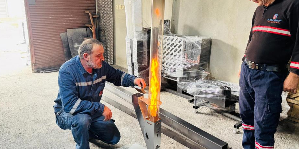 Alaplı’da üretilen pelet sobalar dünya pazarında