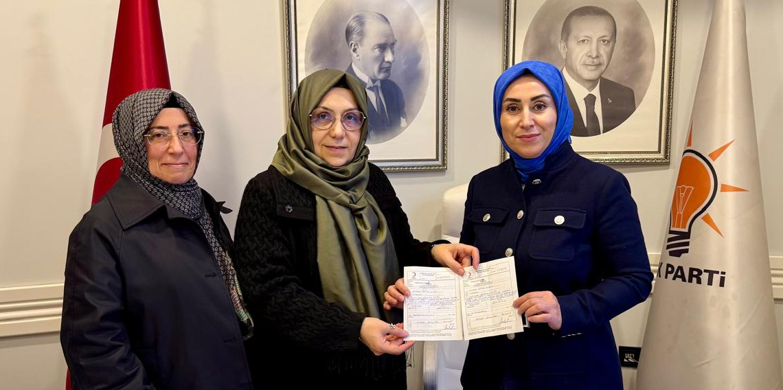 AK Parti Kadın Kolları’ndan Gazze İçin Anlamlı Destek