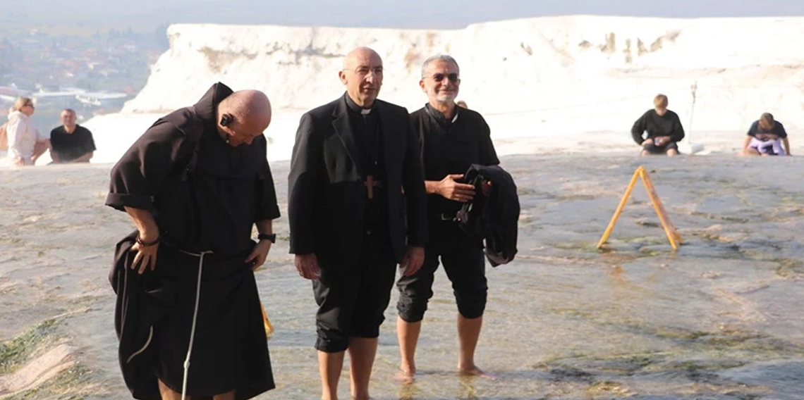 Vatikan heyeti, Papa’nın ziyareti öncesi Denizli'ye geldi