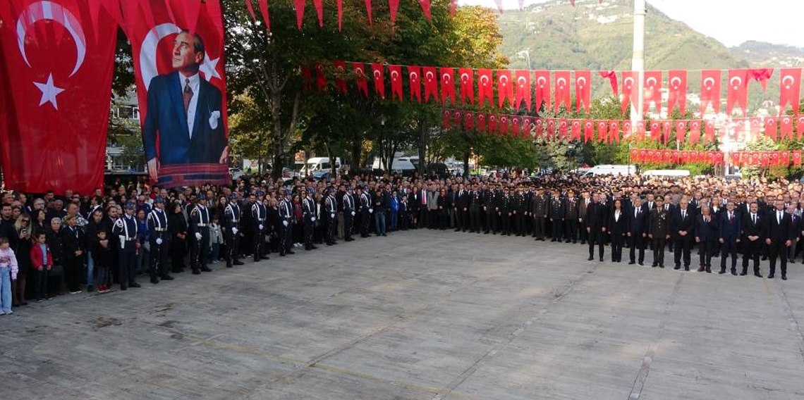 Ordu’da 10 Kasım töreni
