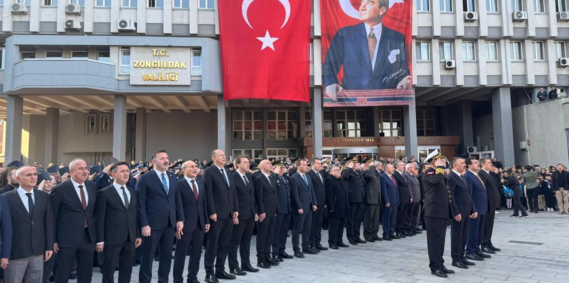 Zonguldak’ta Atatürk saygıyla anıldı