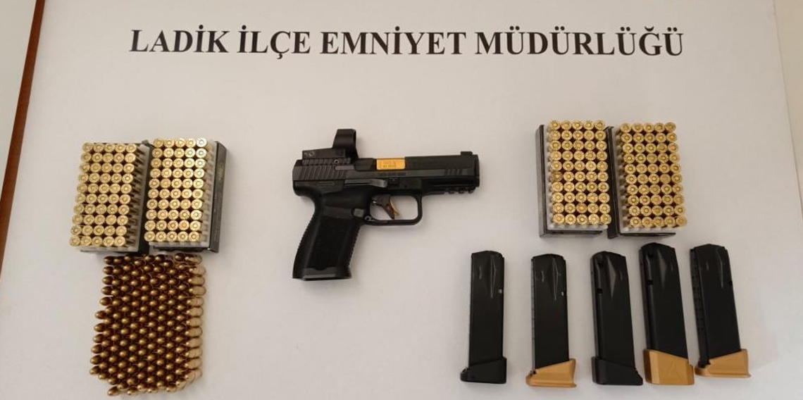 Samsun'da silahla ateş eden şahıs yakalandı