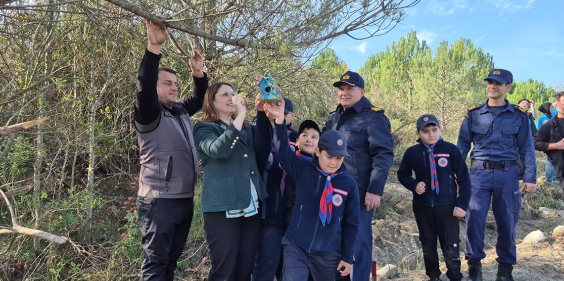 Bartın'da 3 bin 500 adet fidan dikildi