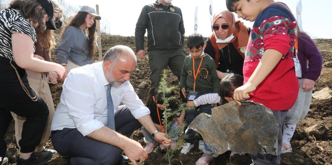 Canik’te fidanlar toprakla buluştu