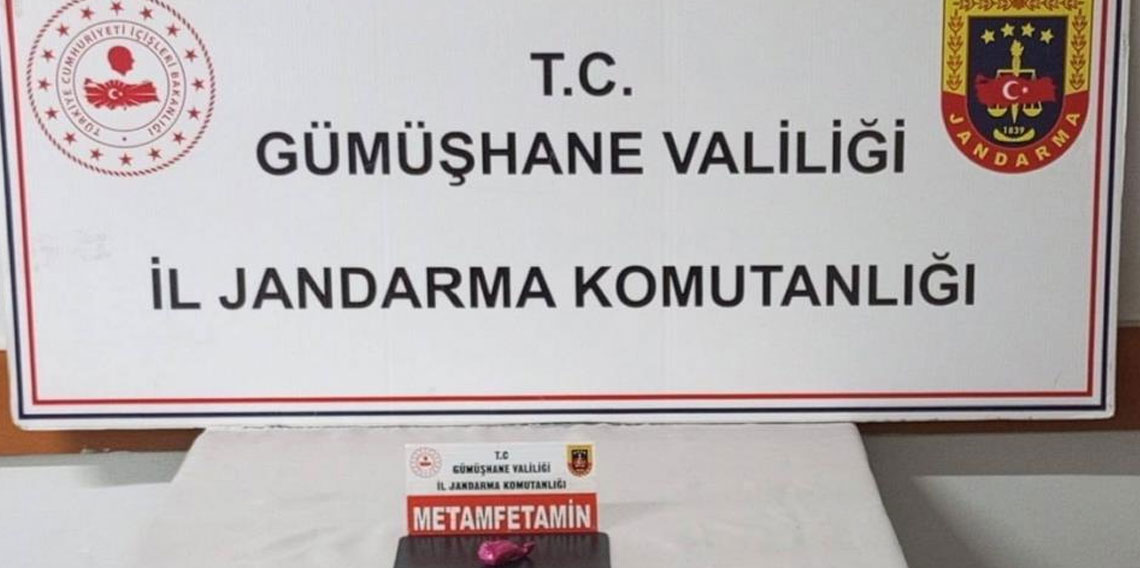 Gümüşhane’de uyuşturucu operasyonunda 2 şahıs yakalandı