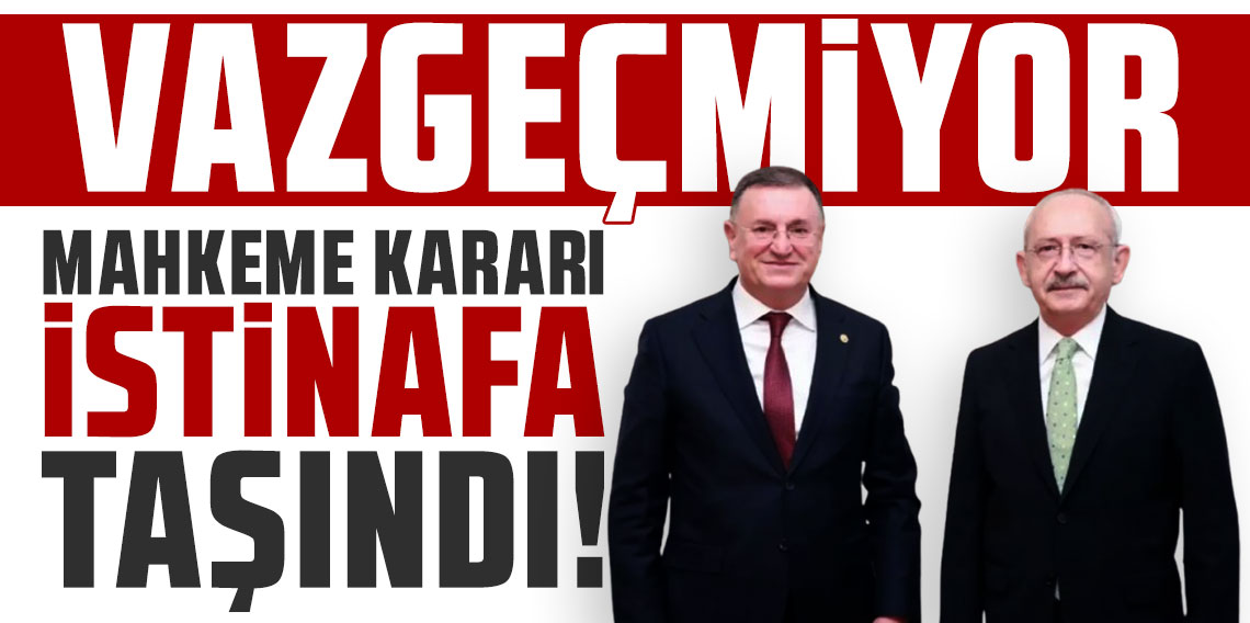 Lütfü Savaş vazgeçmiyor...CHP'nin kurultay davası İstinaf'a taşındı