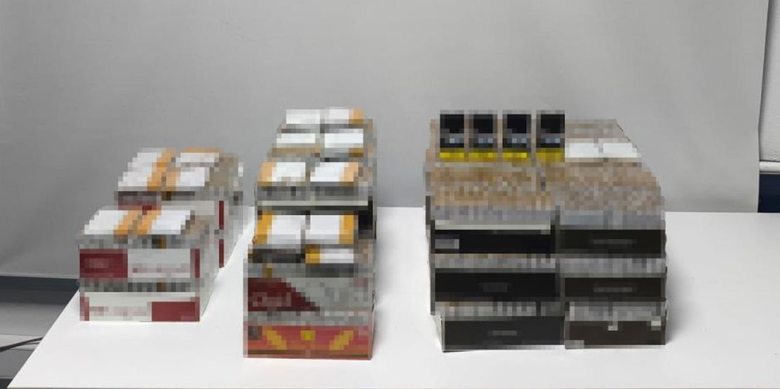 Samsun’da 14 bin adet kaçak makaron ele geçirildi