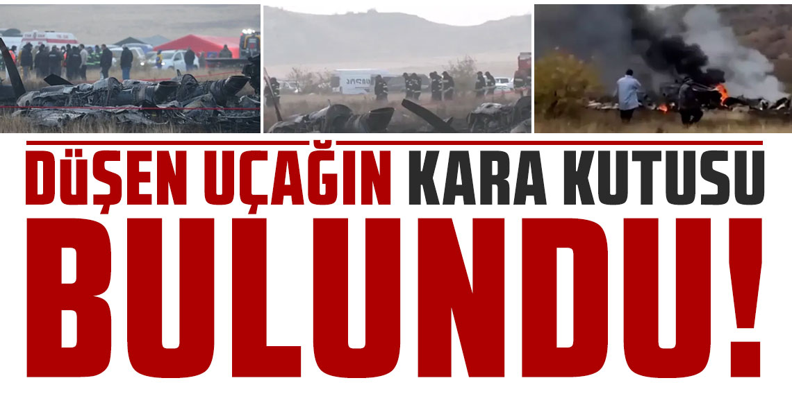 Düşen uçağın kara kutusu bulundu!