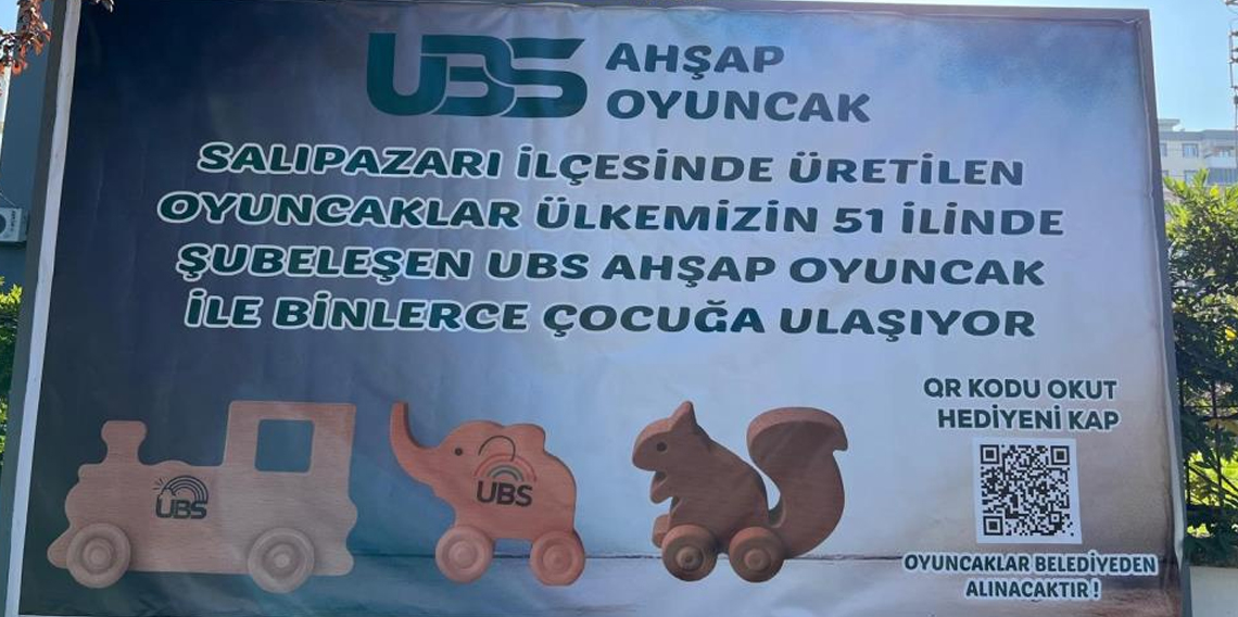İlçede çocuklara ücretsiz QR kodla oyuncak sürprizi
