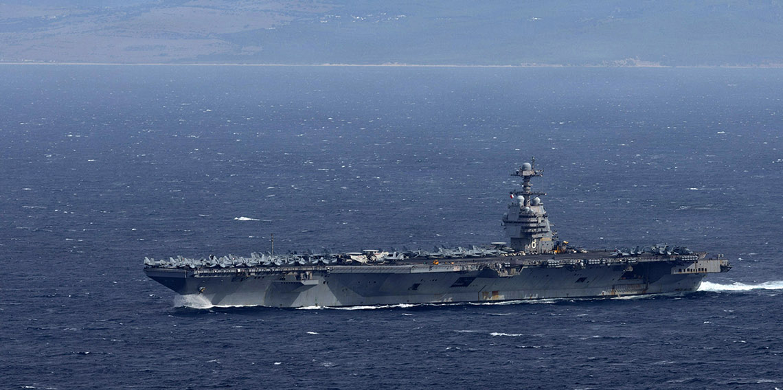 ABD uçak gemisi saldırı grubu Karayipler'e ulaştı