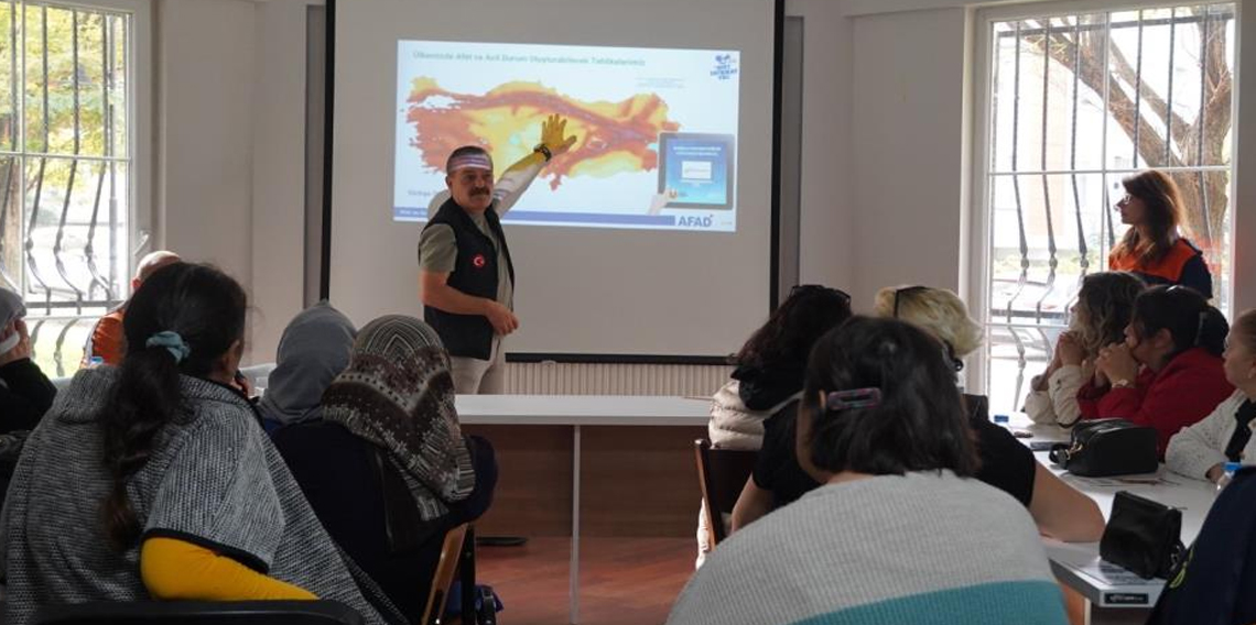 Atakum'da afet bilinçlendirme eğitimleri