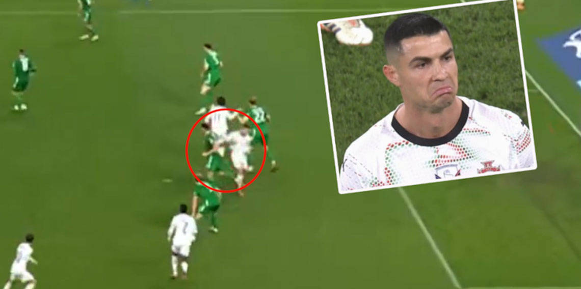 Neye uğradığını şaşırdı! Ronaldo'ya tarihi kırmızı kart