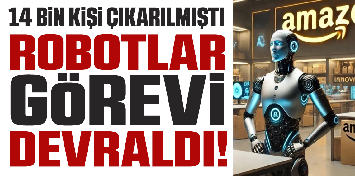 Amazon depolarında robotlar çalışacak