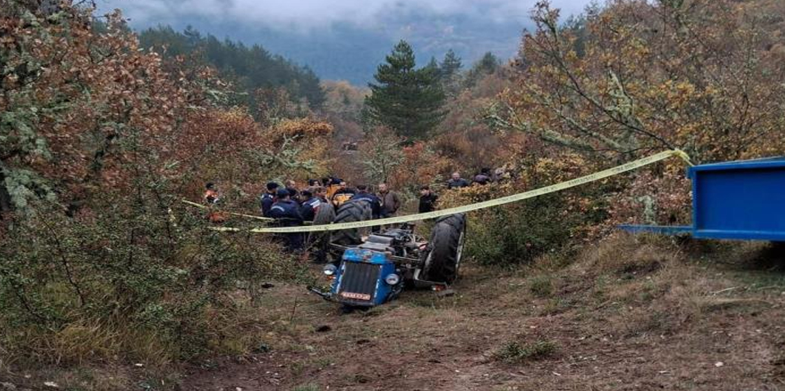 Kastamonu’da devrilen traktörün sürücüsü hayatını kaybetti
