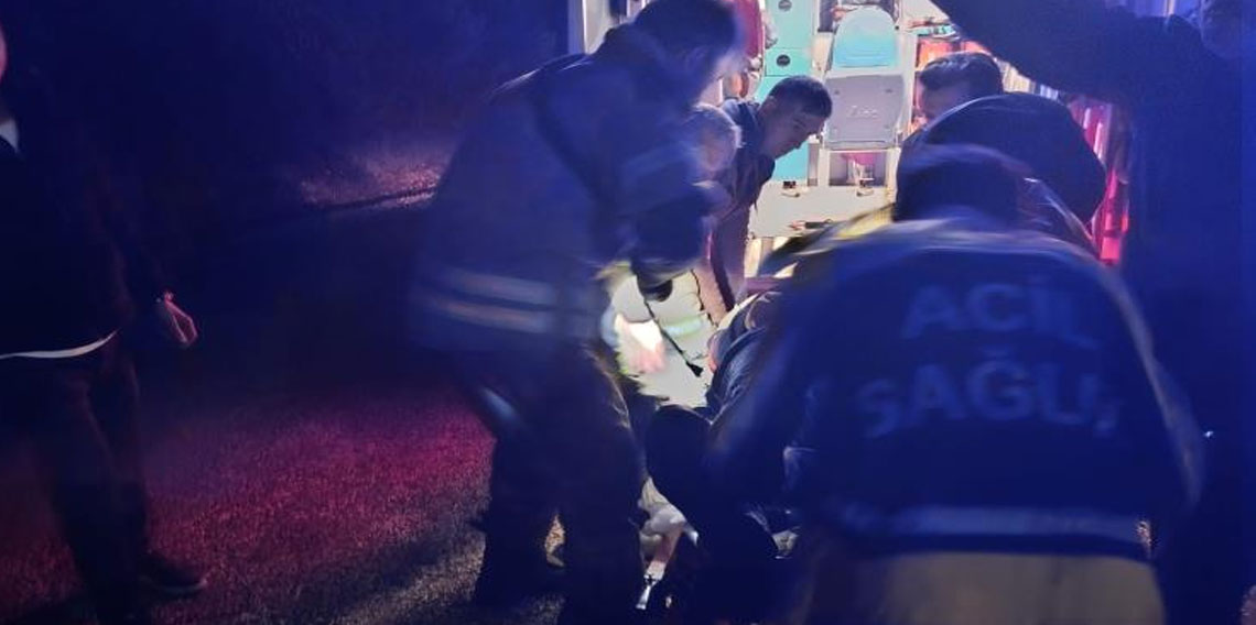 Tokat'ta Alkollü sürücünün kullandığı araç şarampole yuvarlandı