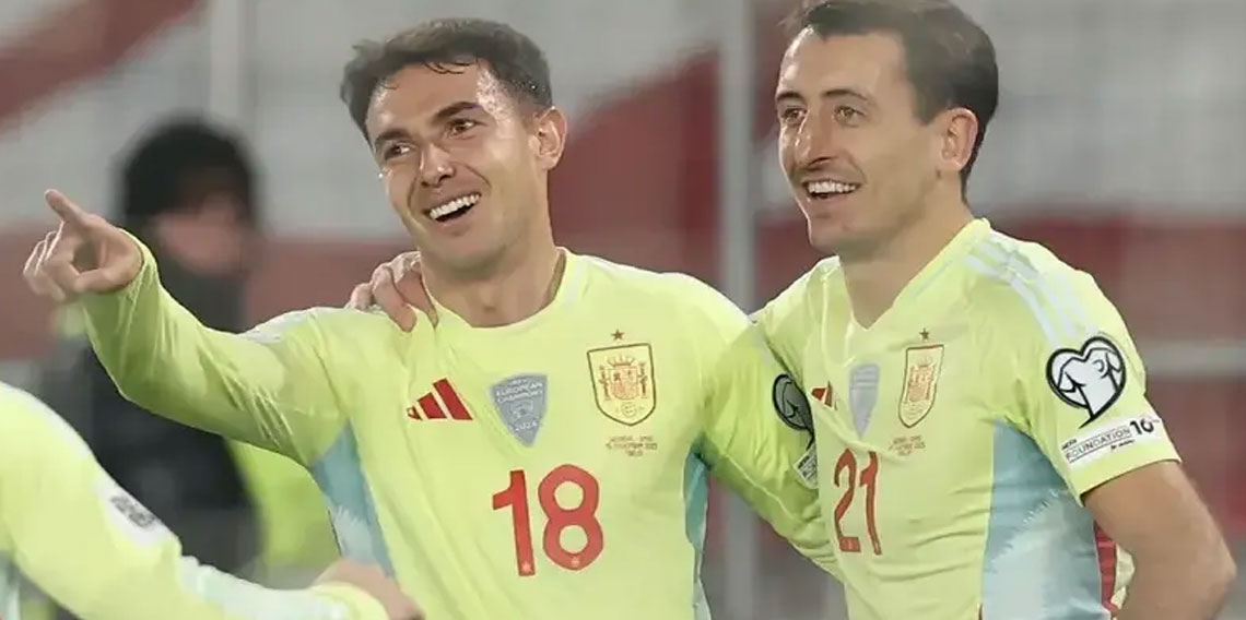 İspanya Gürcistan’ı 4-0 yendi! Averaj farkı 14'e çıktı!