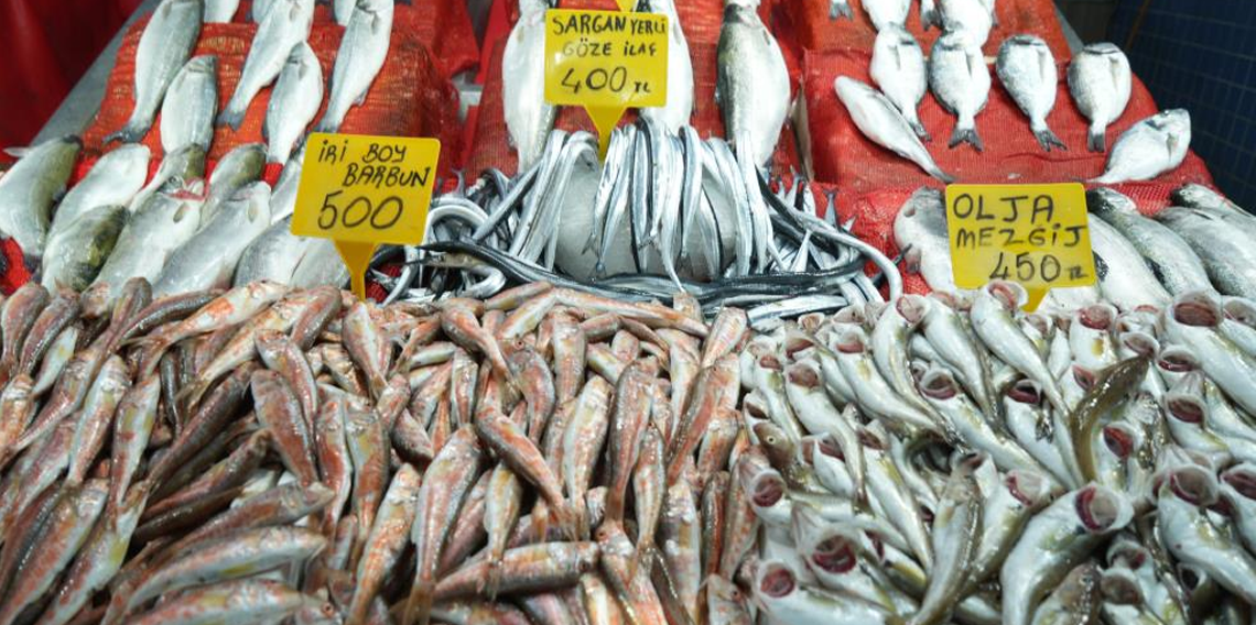 Samsun'da balık fiyatlarında son durum