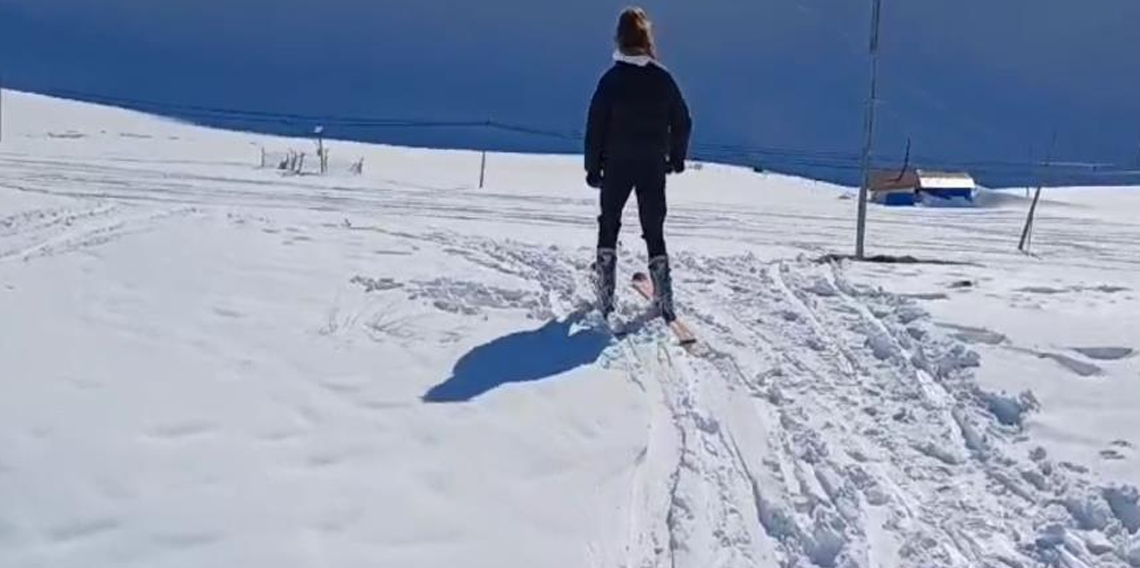 Giresun’da kayak sezonu Eğribel’de açıldı