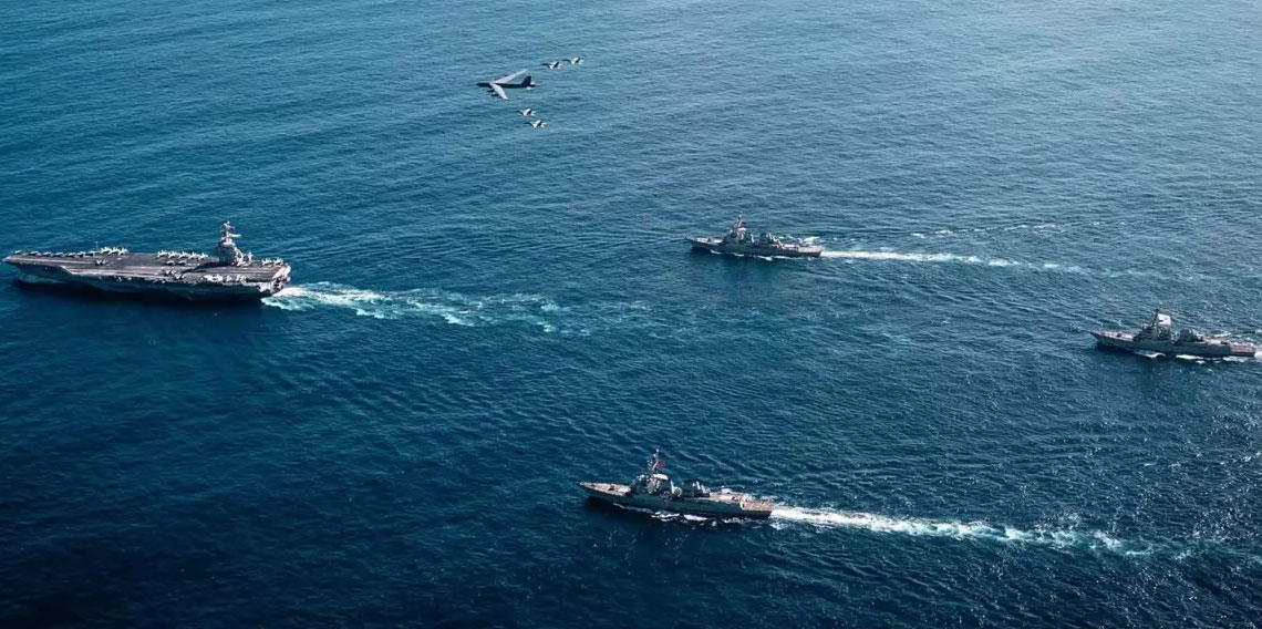 ABD'nin en gelişmiş uçak gemisi Karayip Denizi'ne ulaştı