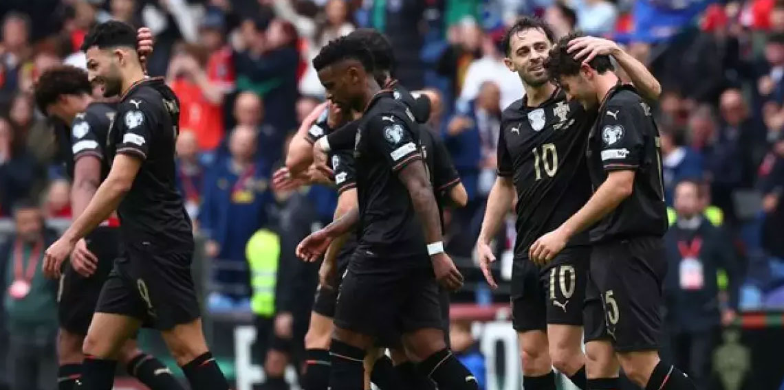 Ronaldo’suz Portekiz Ermenistan’ı 9-1’le geçti! Dünya Kupası biletini kaptı!