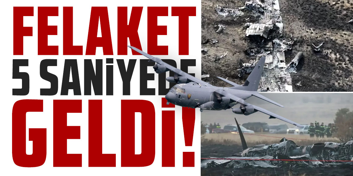 Gürcistan'da C-130 kazasında yaşananlar 5 saniyede gerçekleşti