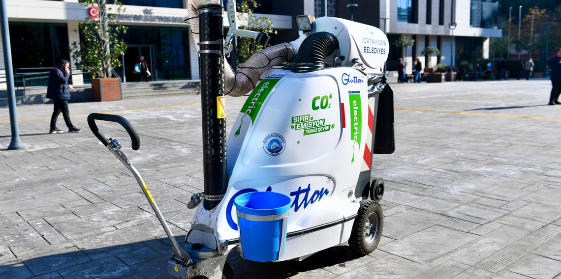 Ortahisar belediyesinden Çevre Dostu yeni makinalar