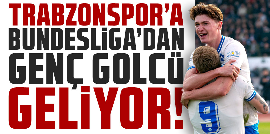 Trabzonspor'a Bundesliga'dan genç golcü geliyor!
