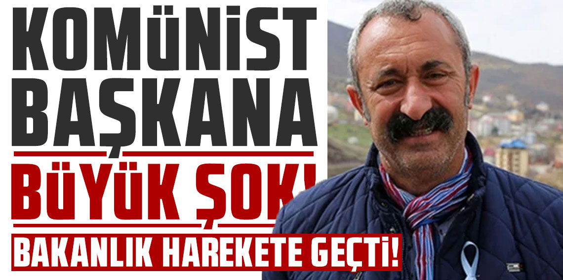 Bakanlık komünist başkana soruşturma açtı