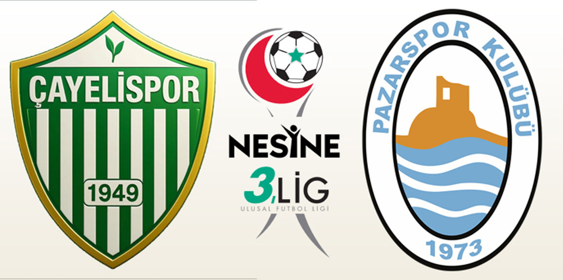 Pazarspor ve Çayelispor’un yeni maç programı belli oldu