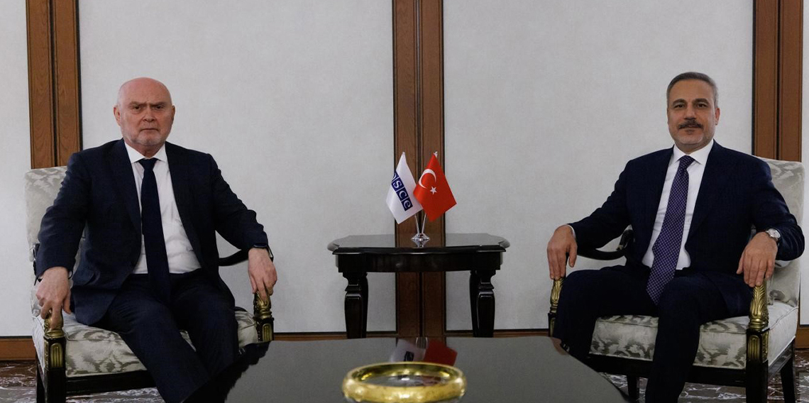 Bakan Fidan, AGİT Genel Sekreteri Sinirlioğlu’nu kabul etti