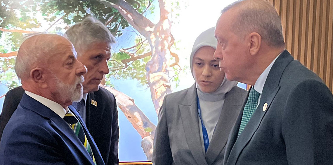 Cumhurbaşkanı Erdoğan, Brezilya Devlet Başkanı Silva ile görüştü