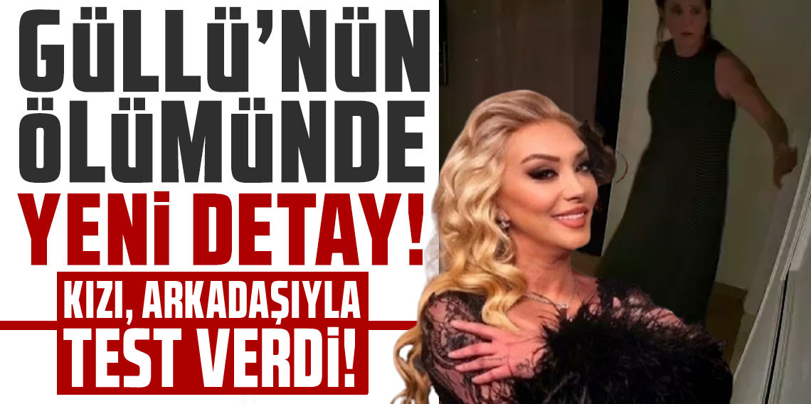 Güllü’nün kızı ve arkadaşı uyuşturucu testi için örnek verdi