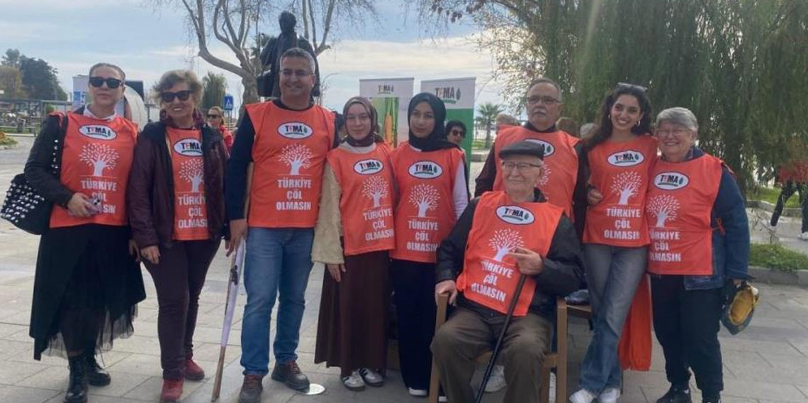 Sinop'ta toprağa saygı yürüyüşü