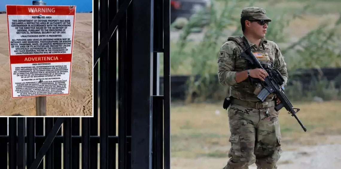 ABD Meksika sınırındaki plajı kapattı, iki ülke arasında kriz patlak verdi