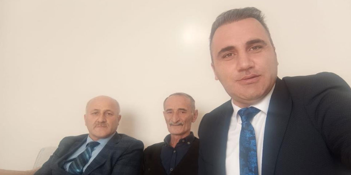 Aydıntepe'de emekli öğretmene vefa ziyareti