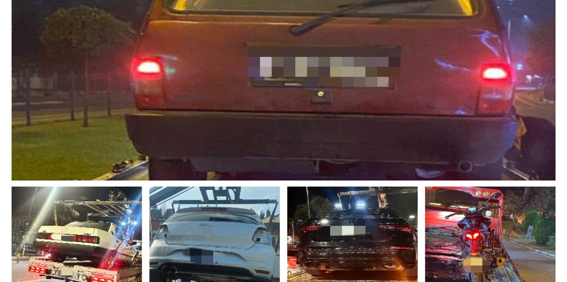 Trabzon'da Abarth Egzozlu Araçlara Sıkı Denetim