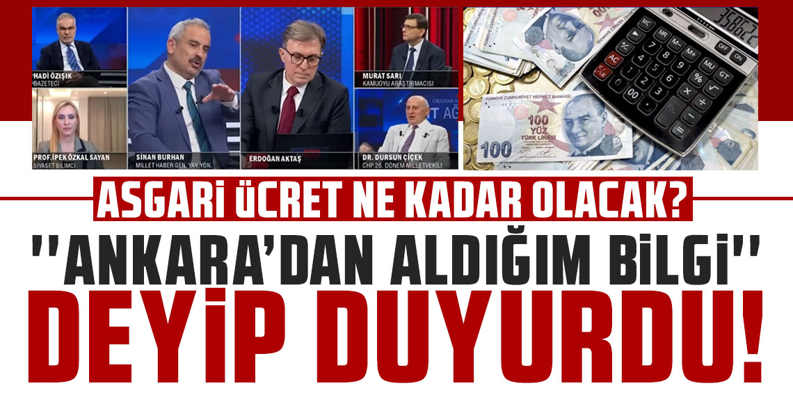 Bomba asgari ücret açıklaması! 