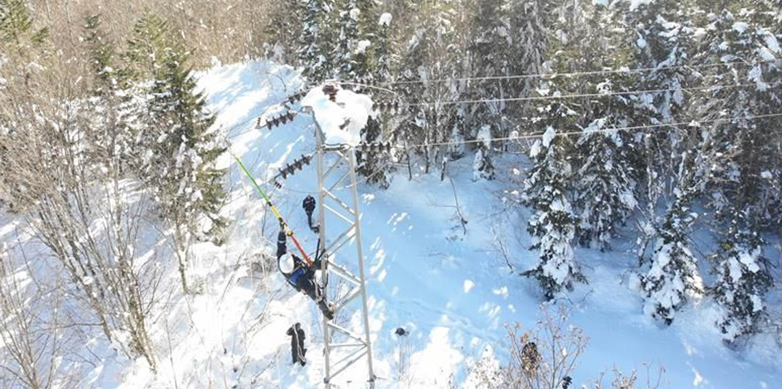 Trabzon'da Zorlu Kış Şartlarına Karşı Sahada Önlemler