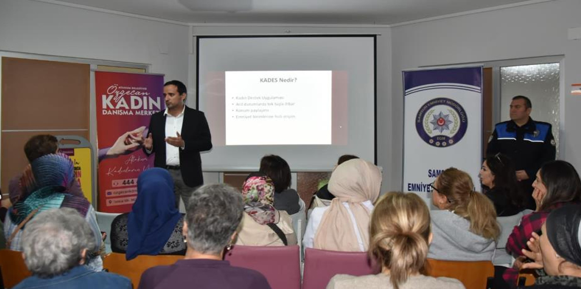 Atakum’da ‘Kadına Şiddete Hayır’ programı