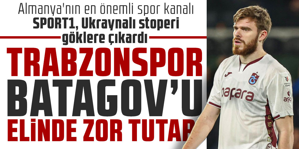TRABZONSPOR BATAGOV’U ELİNDE ZOR TUTAR!
