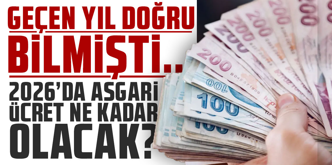 Geçen yılki asgari ücret zammını doğru bilen dev bankadan 2026 tahmini geldi
