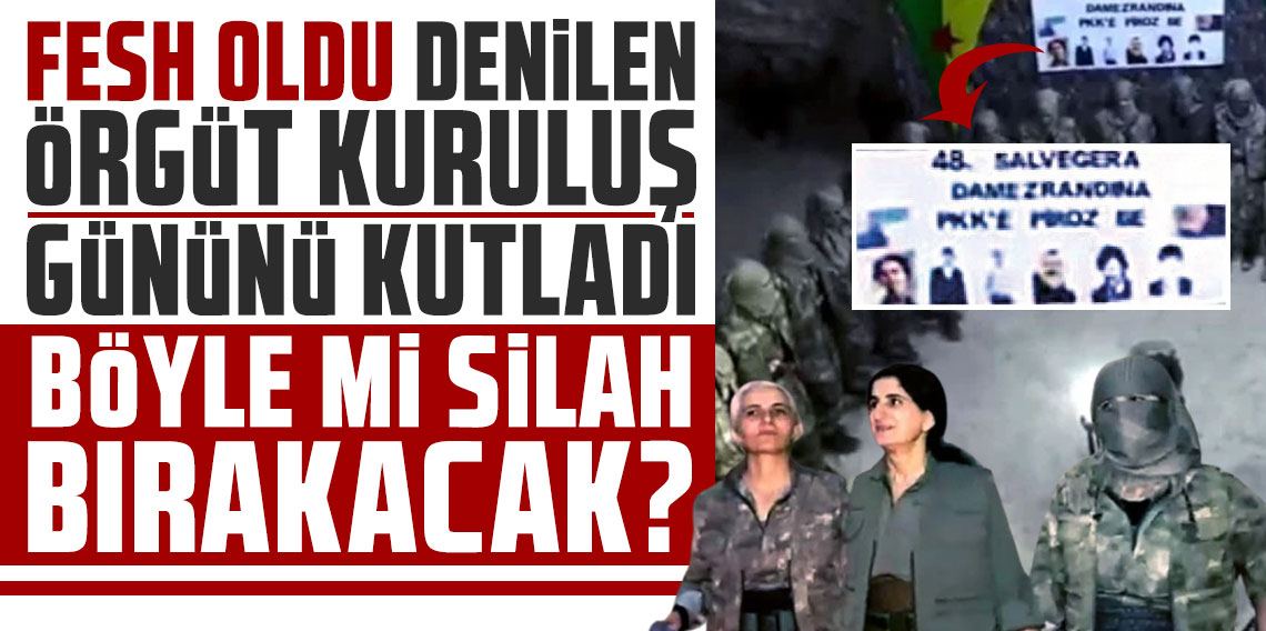 Fesh oldu denilen örgüt kuruluş gününü kutladı