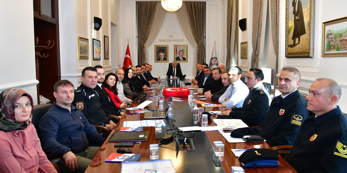 Trabzon'da İl Spor Güvenlik Kurulu Toplantısı