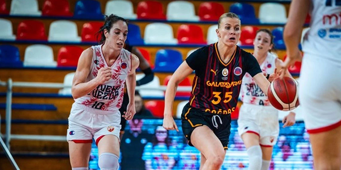 Galatasaraylı kadınlar Euroleague’de Sopron'a 50 sayı fark attı